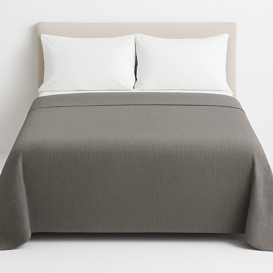 luxury grey duvet cover for hotels and Airbnb