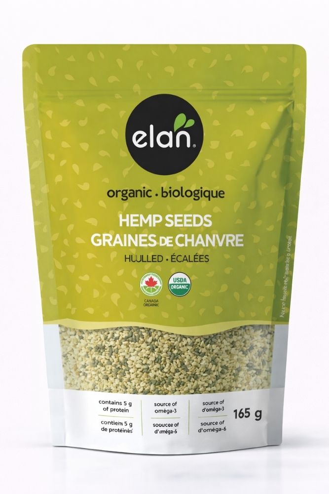 Hemp seeds hulled snack pack, plant based protein seeds for smoothies and healthy snacking