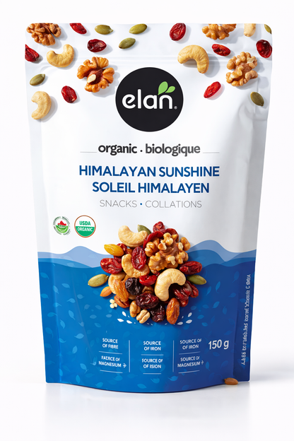 Trail mix with dried berries and nuts, healthy snack mix for retail, hotels, and on the go snacking