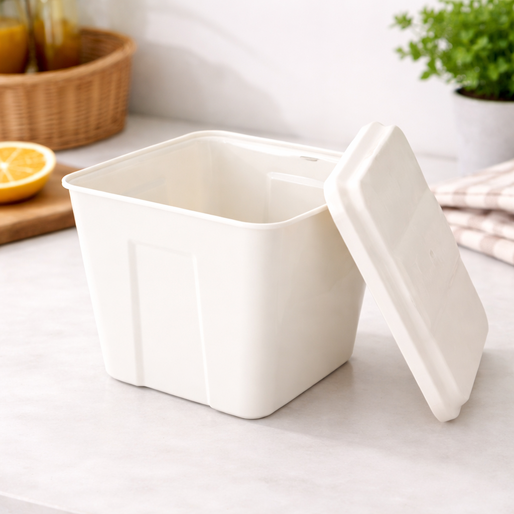 Insulated ice bucket with lid, ideal for keeping ice cold for drinks in hotels, bars, events, and home use