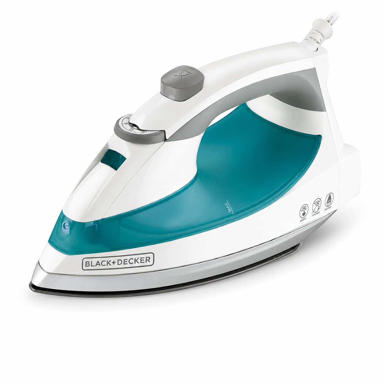 Hospitality Guest Room Iron, 1200W Steam Iron