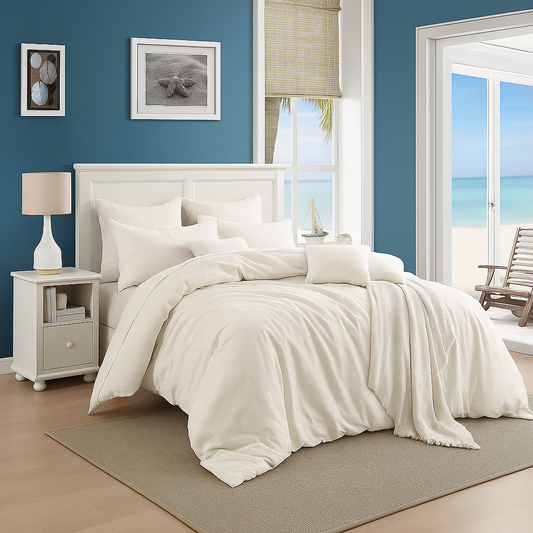 3pc Prewashed Duvet Cover Set (Multiple Colors)