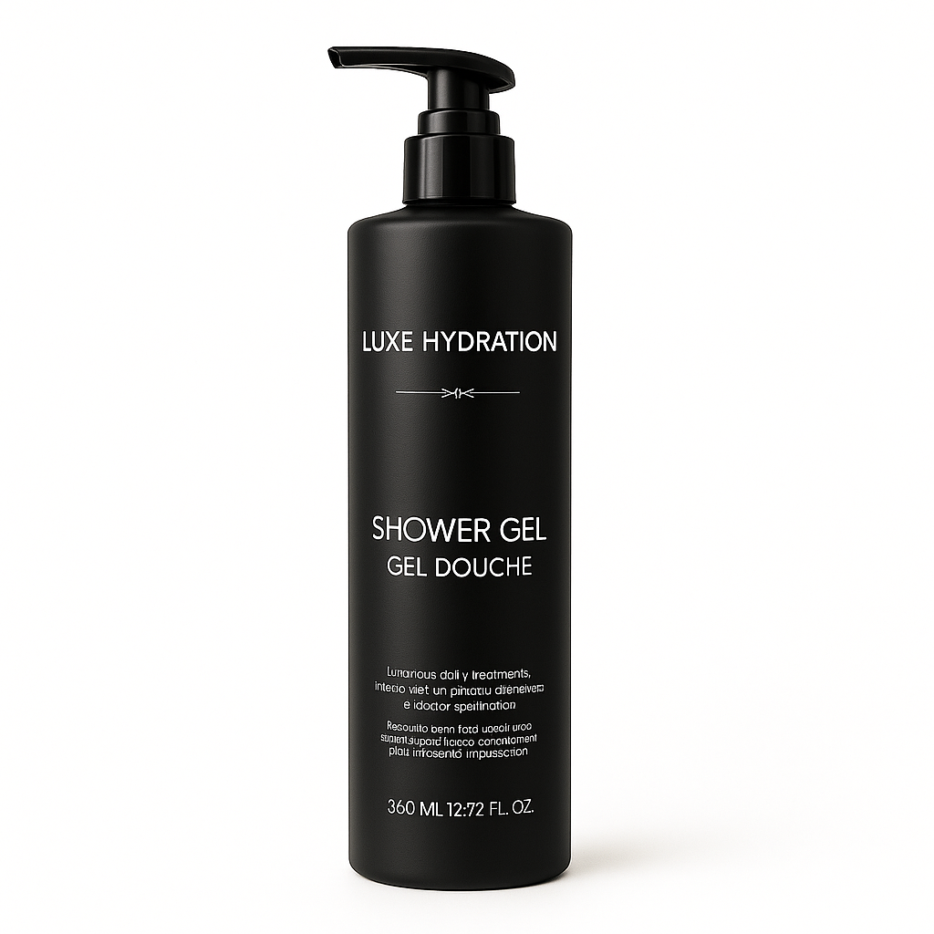 Premium shower gel 360ml for hotel amenities and Airbnb use. Provides a refreshing cleanse with a luxury scent and silky texture.