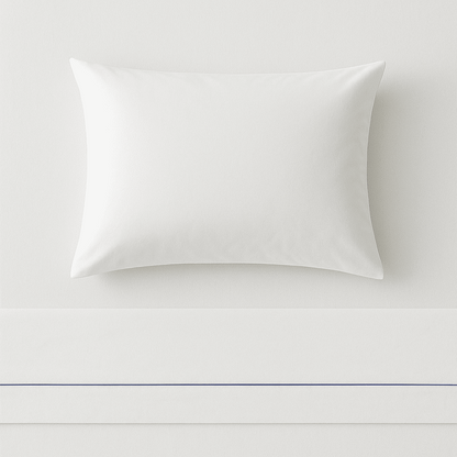 Premium white pillowcase in microfiber, perfect for Airbnb and resorts.