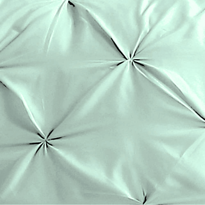 Pintuck Comforter Set 3 Pieces - Misty Blue ( Closer view)
