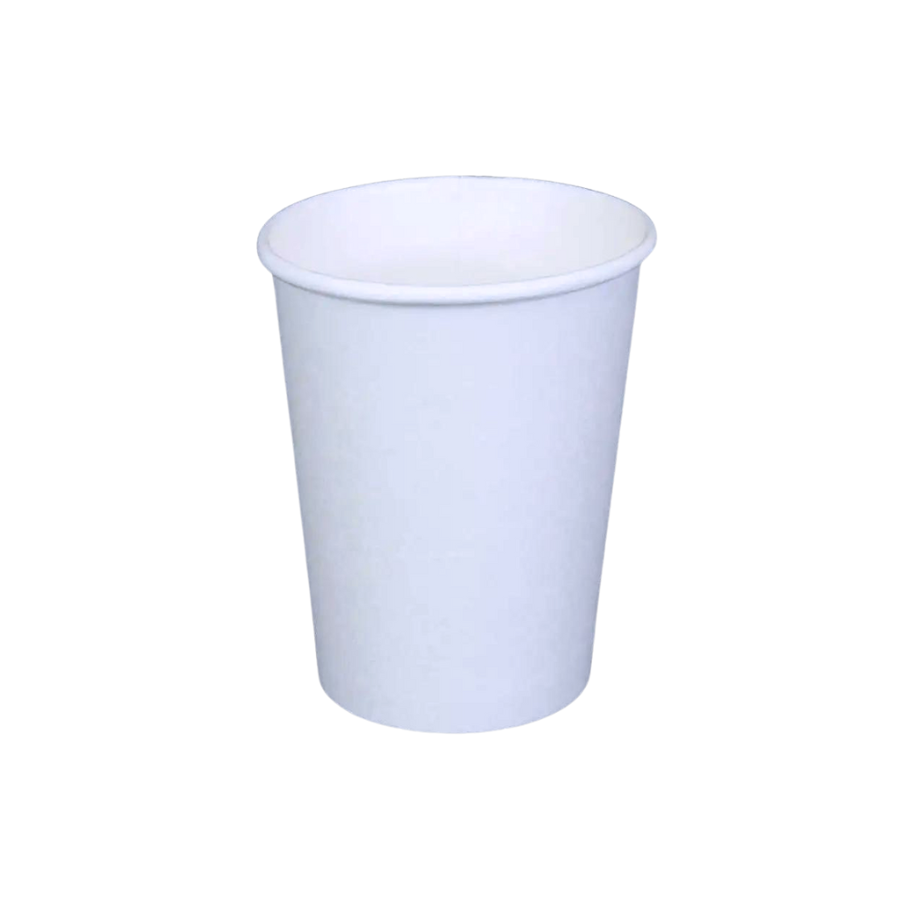 Premium paper cups, individually Ideal for hot or cold beverages.