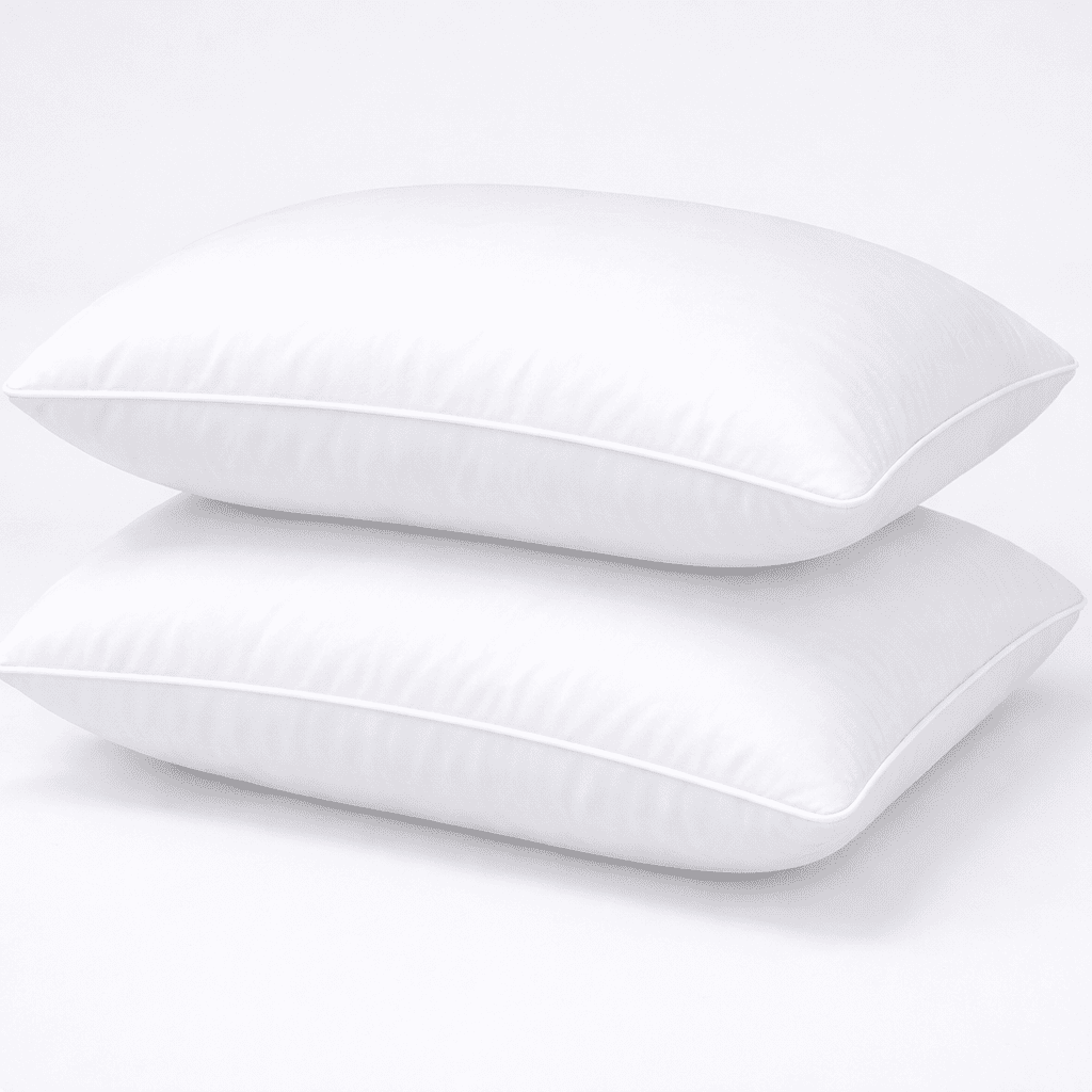 Premium gel pillows, hotel-quality comfort and cooling support for luxury stays.