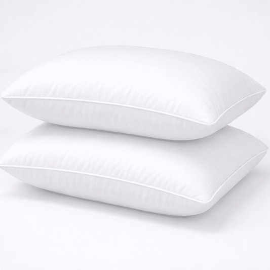 Premium gel pillows, hotel-quality comfort and cooling support for luxury stays.