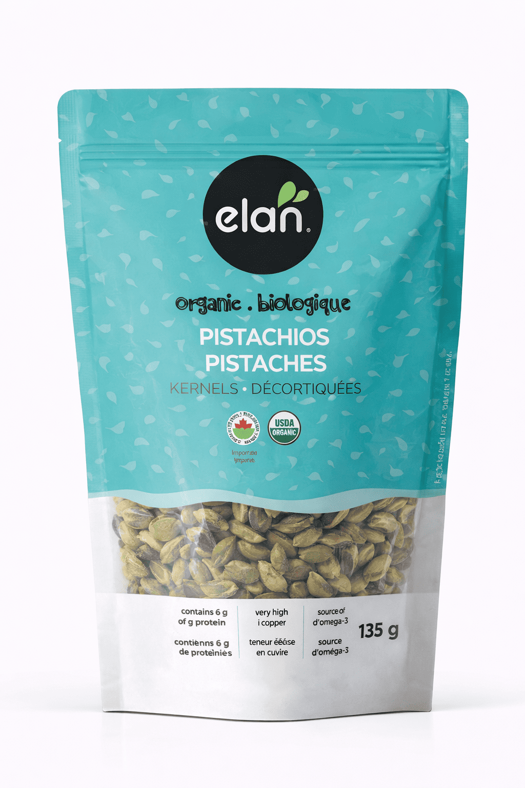 Raw pistachios snack pack, natural whole nuts for healthy snacking and bulk use