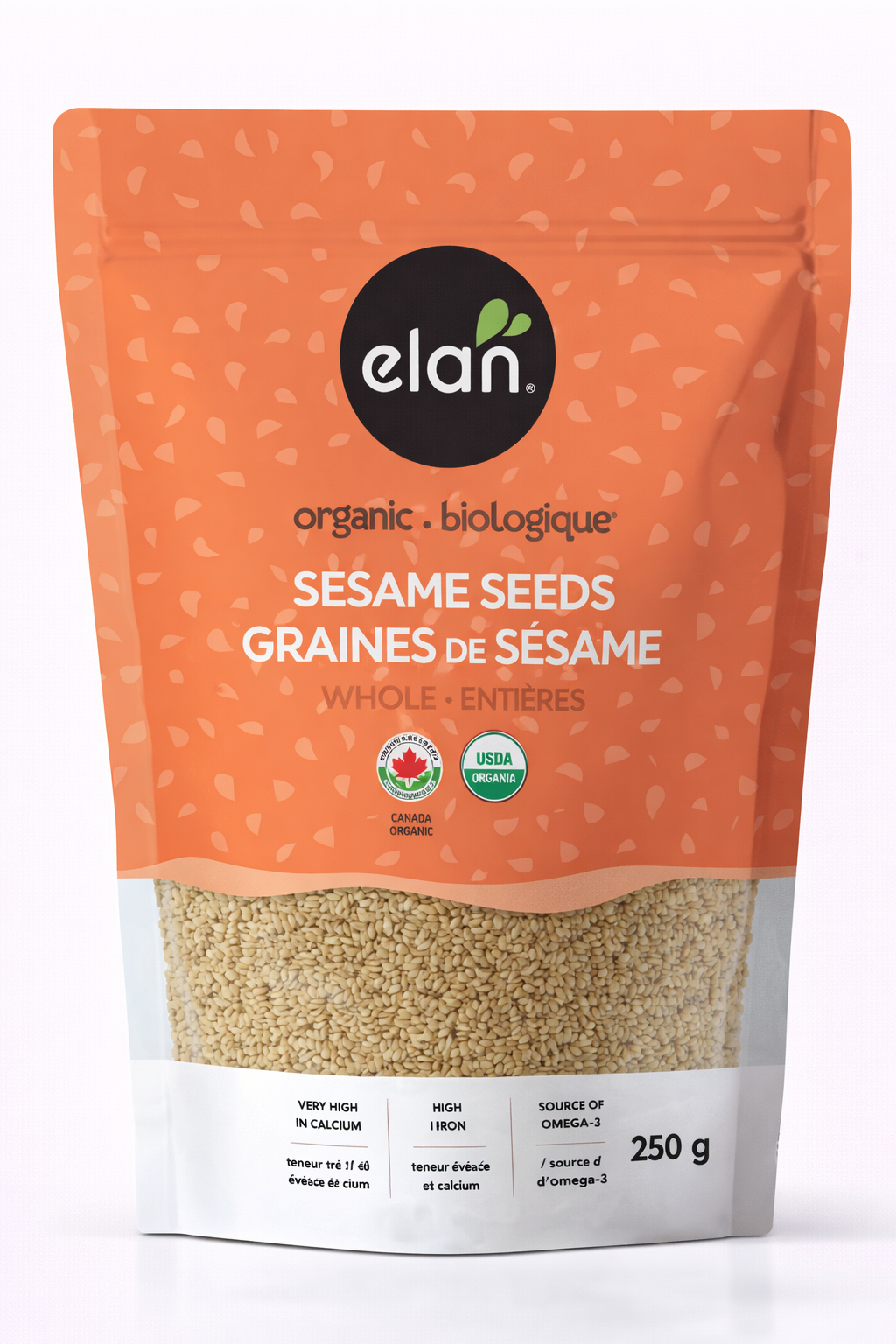 Sesame seeds snack pack, nutrient rich seeds for cooking, baking, and garnish use