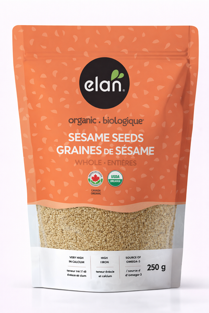 Sesame seeds snack pack, nutrient rich seeds for cooking, baking, and garnish use
