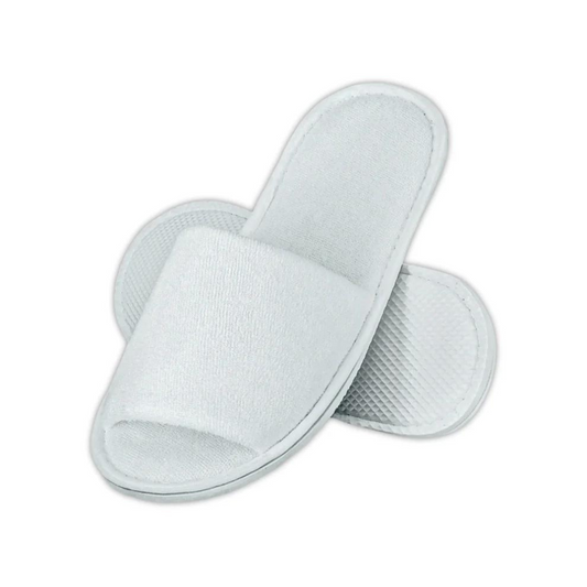 soft cozy open toe slippers