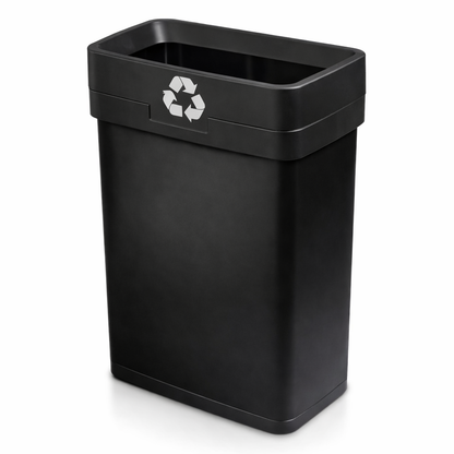 Durable trash bin for home or commercial use, designed for efficient waste disposal in kitchens, bathrooms, and office spaces