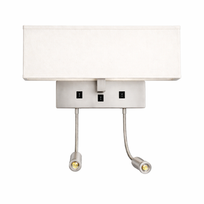 Decorative wall light fixture for home or commercial use, providing ambient lighting with a stylish and functional design