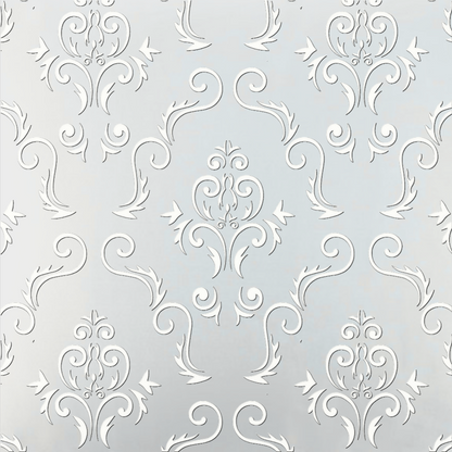  White Victorian Jacquard pattern.