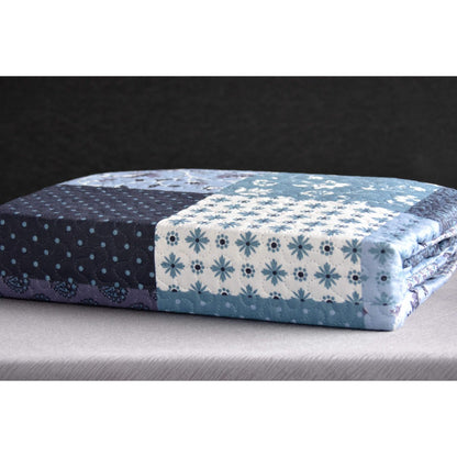 Quilt Bed Spread (Various Sizes & Designs)-Quilts & Comforters-blue pattern