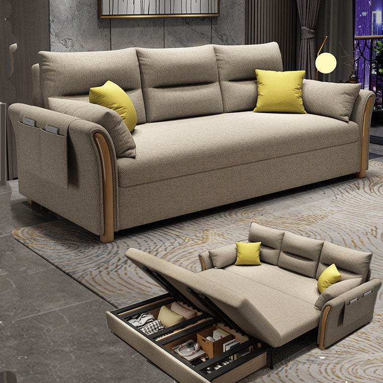 Modern Convertible Folding Sofa Bed with Storage