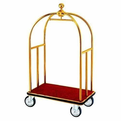 Stainless Steel Birdcage Luggage Trolley - Premium Luggage Trolley from HYC Design - Just $1299.99! Shop now at HYC Design & Hotel Supply