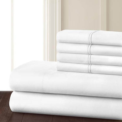 Deluxe Fitted Bed Sheets (300 Thread Count, 60% Cotton / 40% Polyester) - Premium Bed Sheets from HYC Design - Just $25.49! Shop now at HYC Design & Hotel Supply