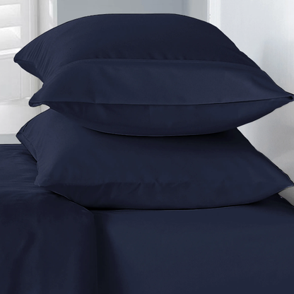 Basic Collection Microfiber Pillowcase - Navy Blue