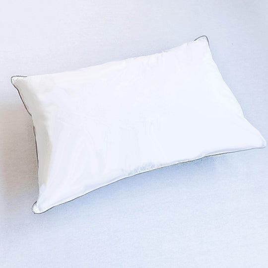firm feather down pillow with natural filling, ideal for hotel and home bedding 