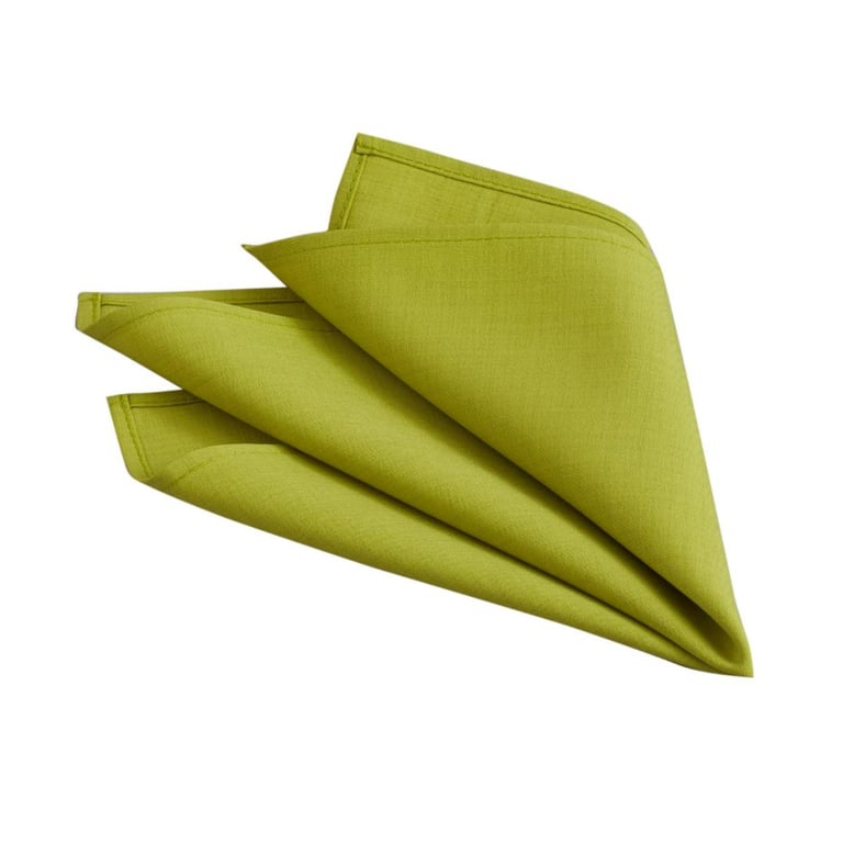 Mustard Sateen Handkerchief/Pocket Square