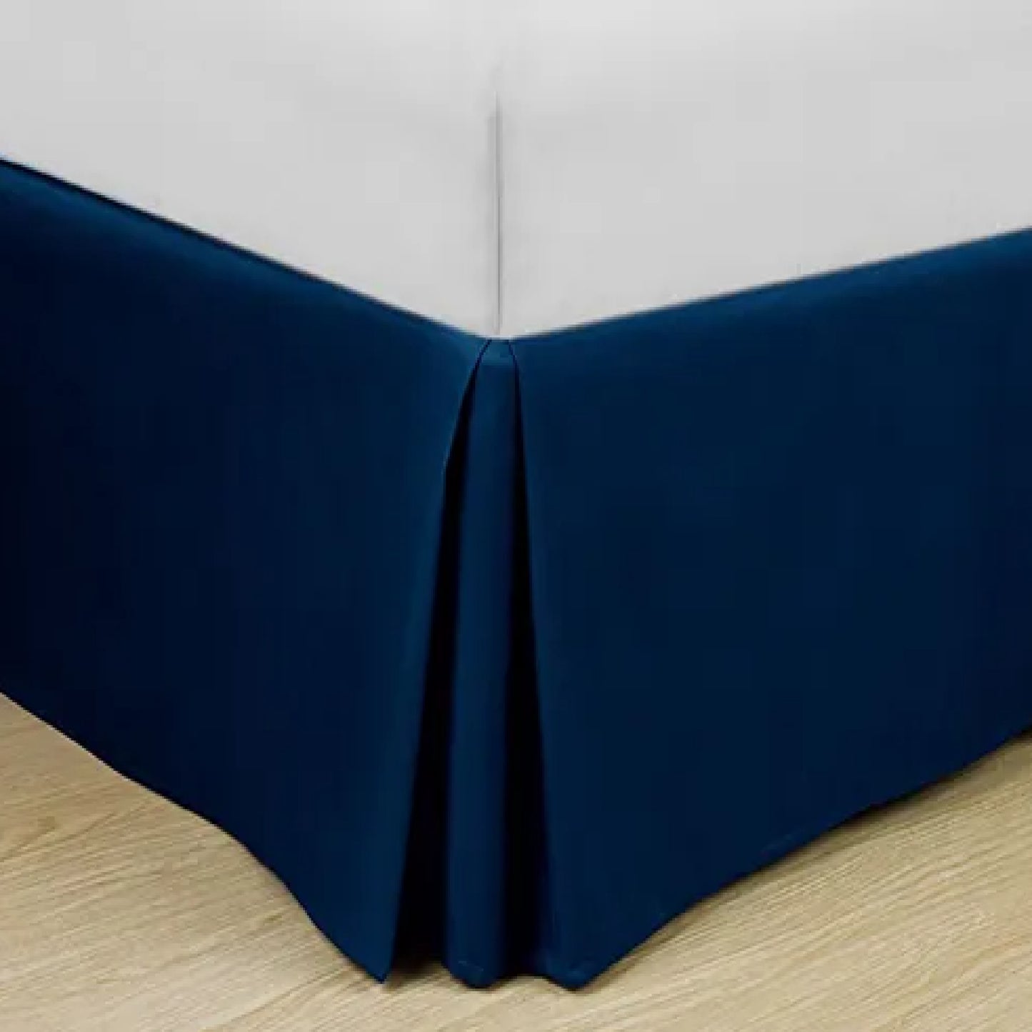 Soft Classic Microfiber Solid Bed Skirt Navy