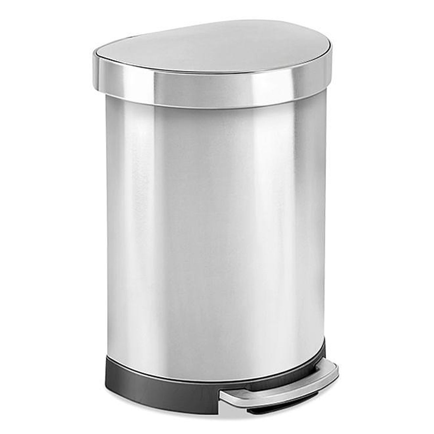 Stainless Steel Step Trash Can Ovel