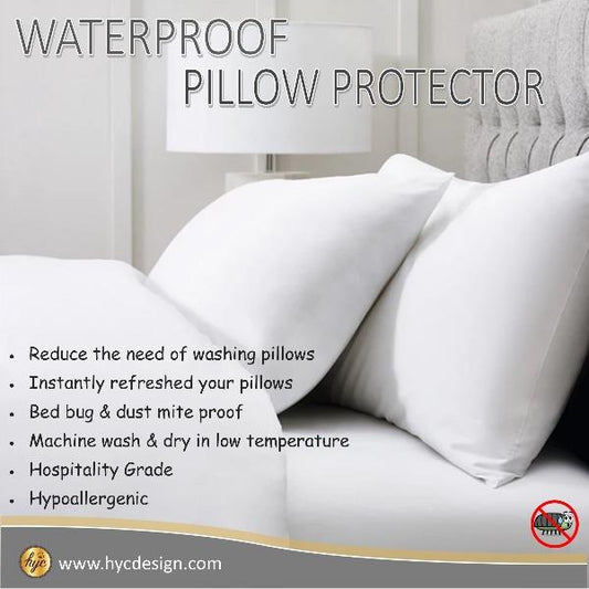 Waterproof Pillow Protector-bed bug pillow protector